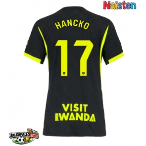 Atletico Madrid David Hancko #17 Vieraspaita Naisten 2026-27 Lyhythihainen